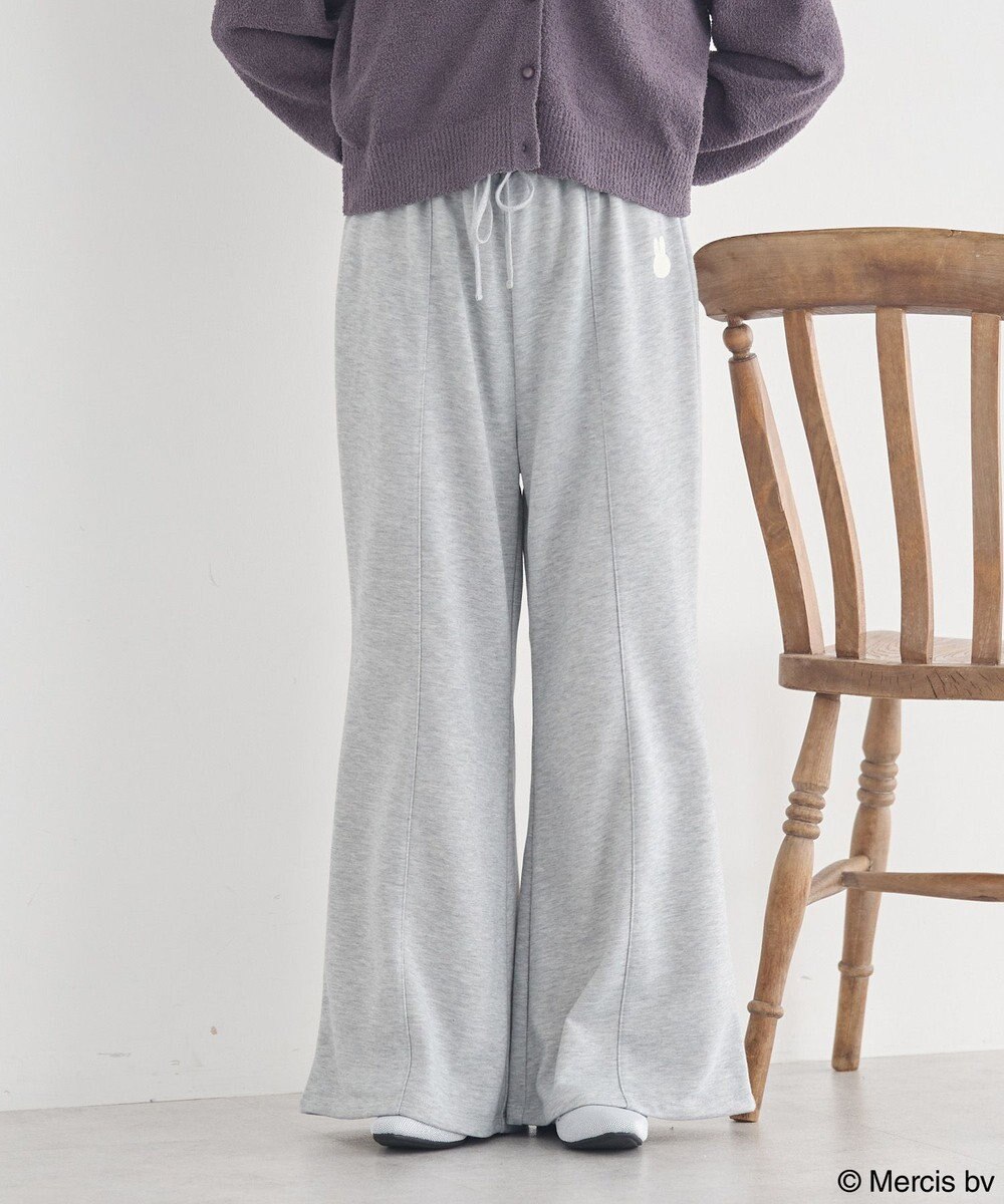 earth music&ecology 【予約】miffy/earth 刺繍スウェットパンツ 