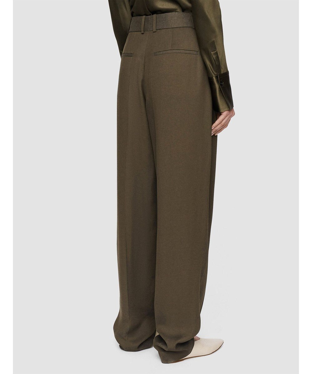 JOSEPH ビスコースツイル　キャロットトラウザーズ 