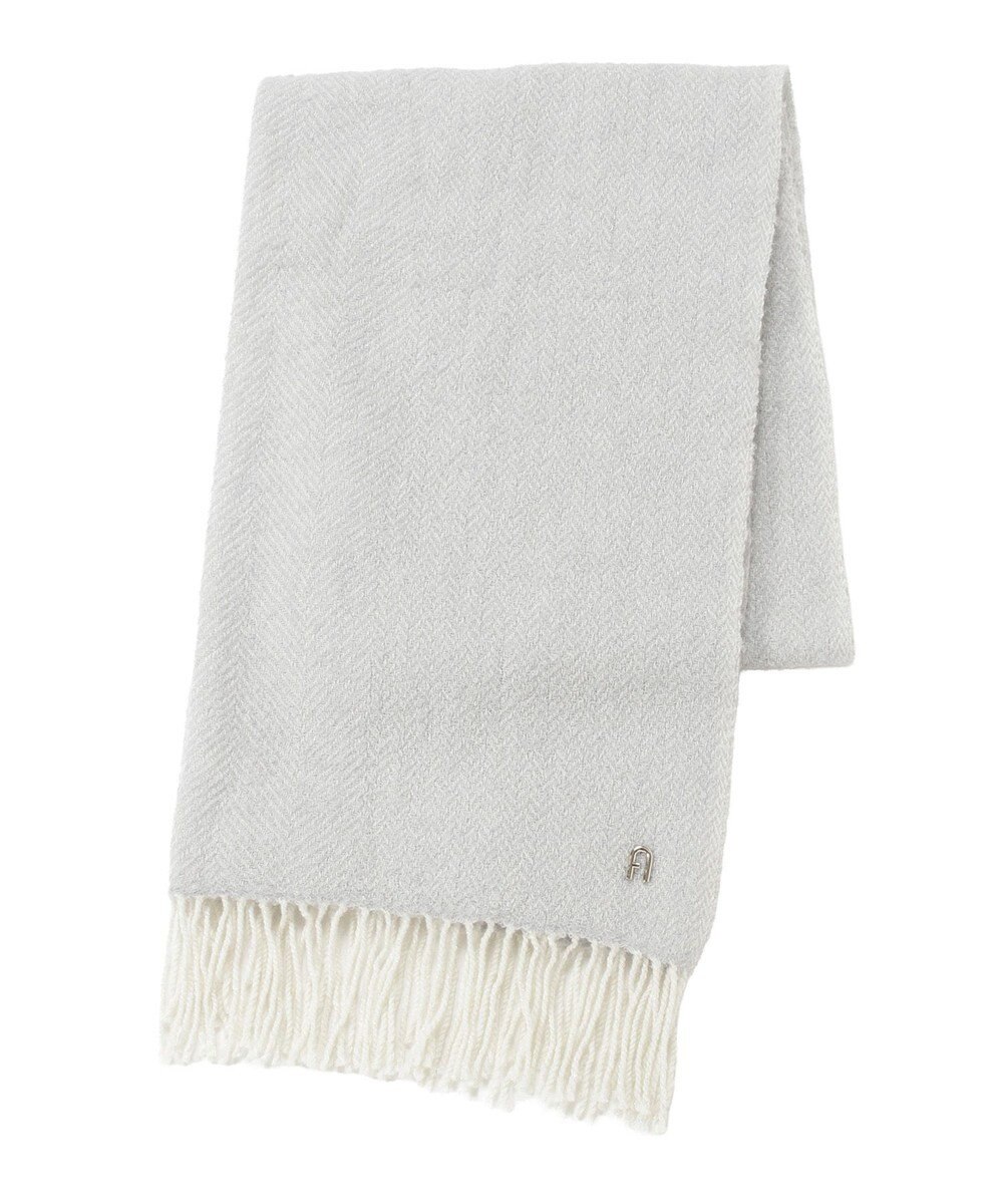 MOONBAT FURLA(フルラ）ループヤーン ツイード調ラメ入り ストール アルパカ混 日本製 