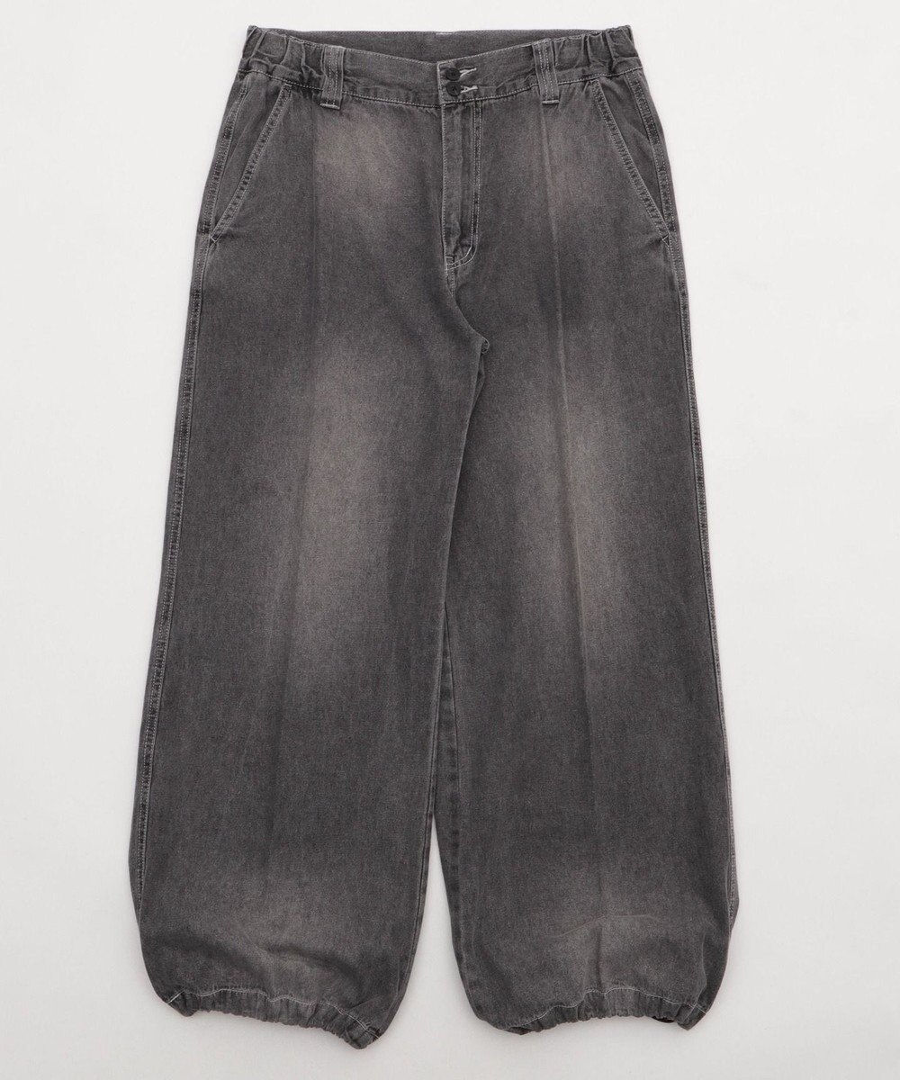 WEGO イージーバギーフレアデニムスラックス 