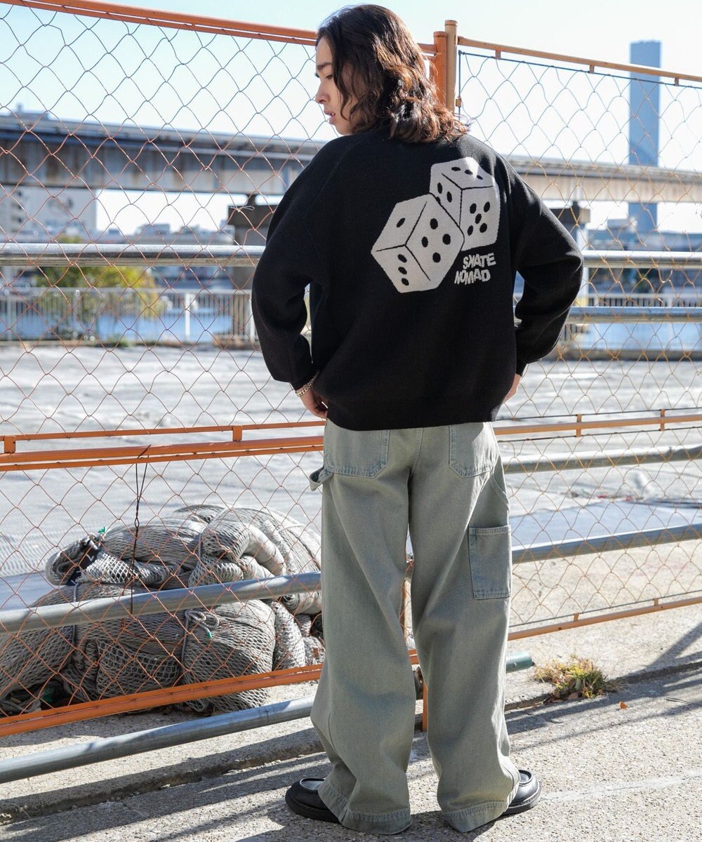 WEGO ハーフジップロゴプルオーバー 