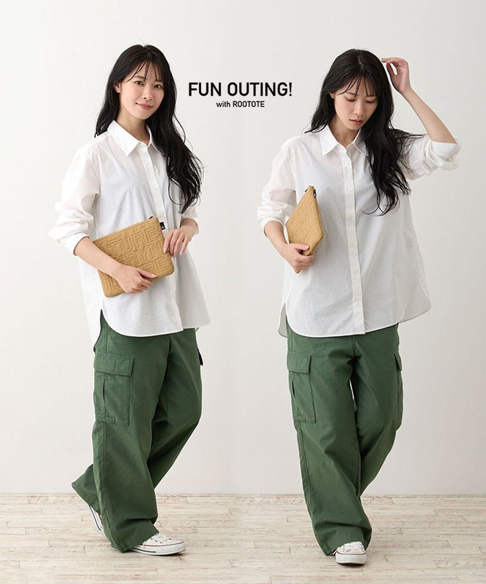 ROOTOTE 1321【オリジナル】SN.ポーチ.アルファベットスープ-キルティング-A 