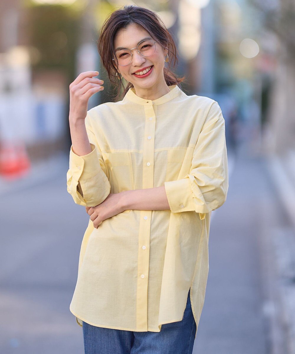 ANY コットンリネンシャツ 