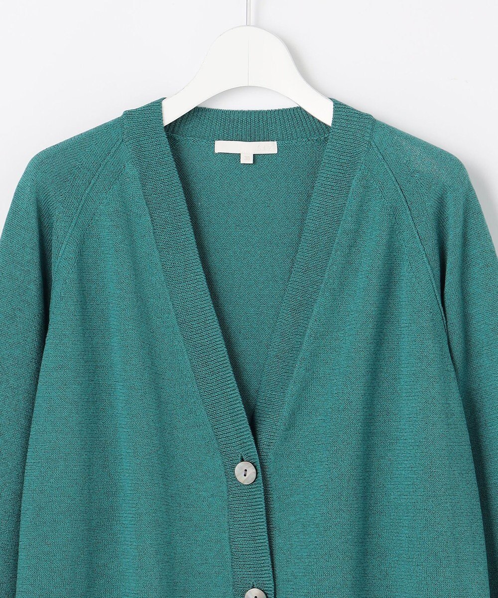 自由区 【アンサンブル対応】ペーパーコットンニット カーディガン 