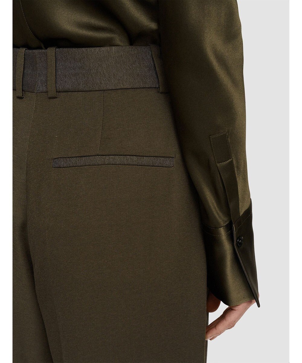 JOSEPH ビスコースツイル　キャロットトラウザーズ 