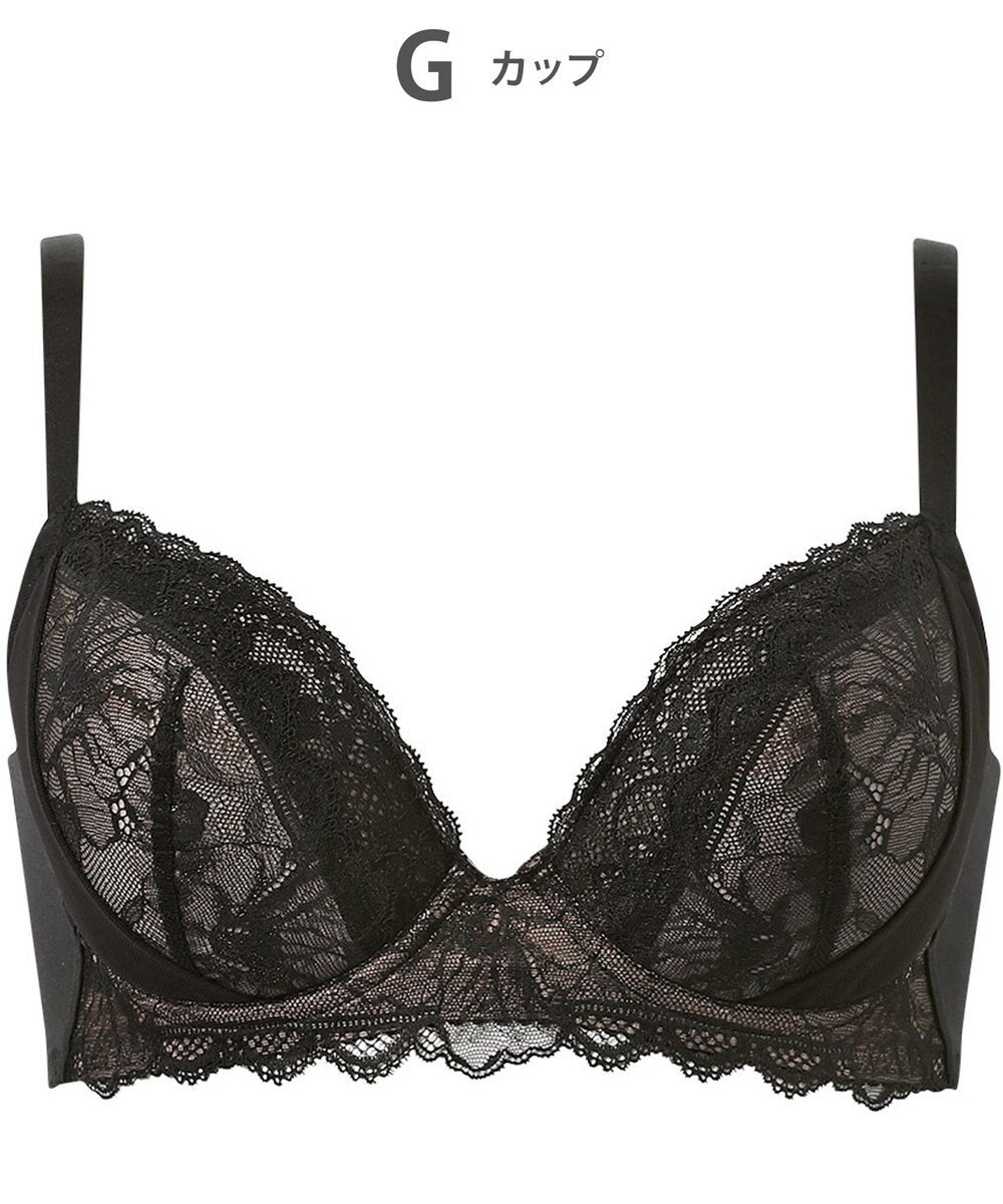 Wing ブラジャー 背中の段差を軽減 脇高設計 パーソナライズ設計 【脇も背中もきれいブラ】 Gカップまで対応 大きいサイズ KB2723 ウイング／ワコール 