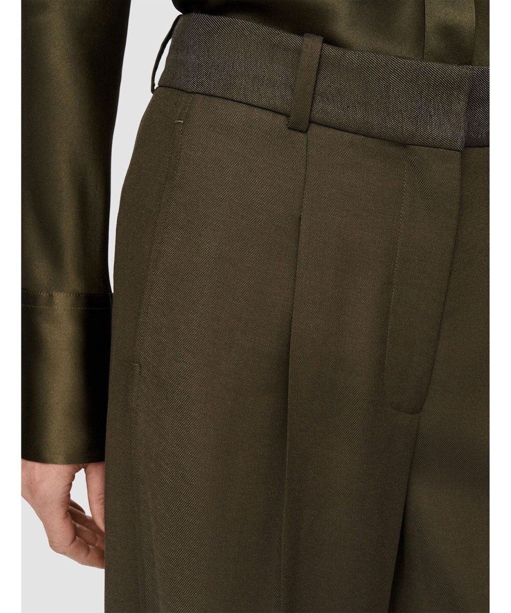 JOSEPH ビスコースツイル　キャロットトラウザーズ 