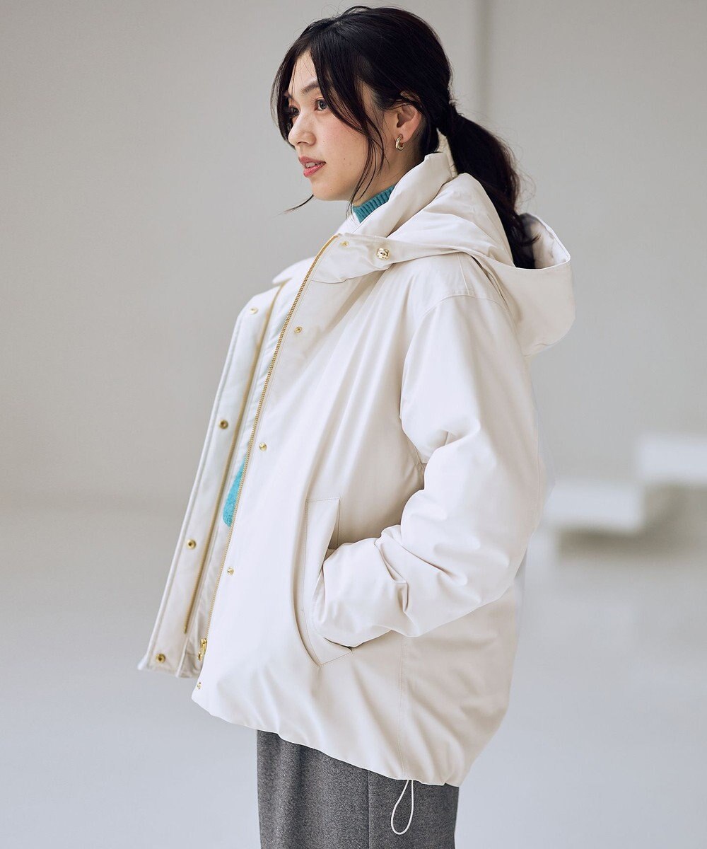 ANY 撥水フーデットダウンコート 