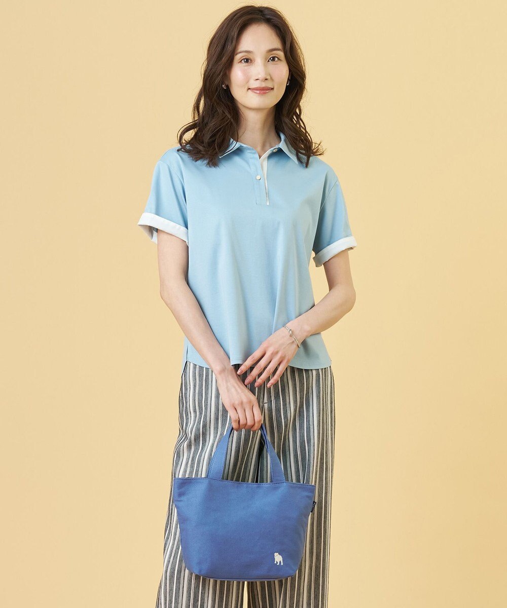 J.PRESS LADIES 【完全受注生産】ポーチ付き キャンバス ミニトートバッグ 