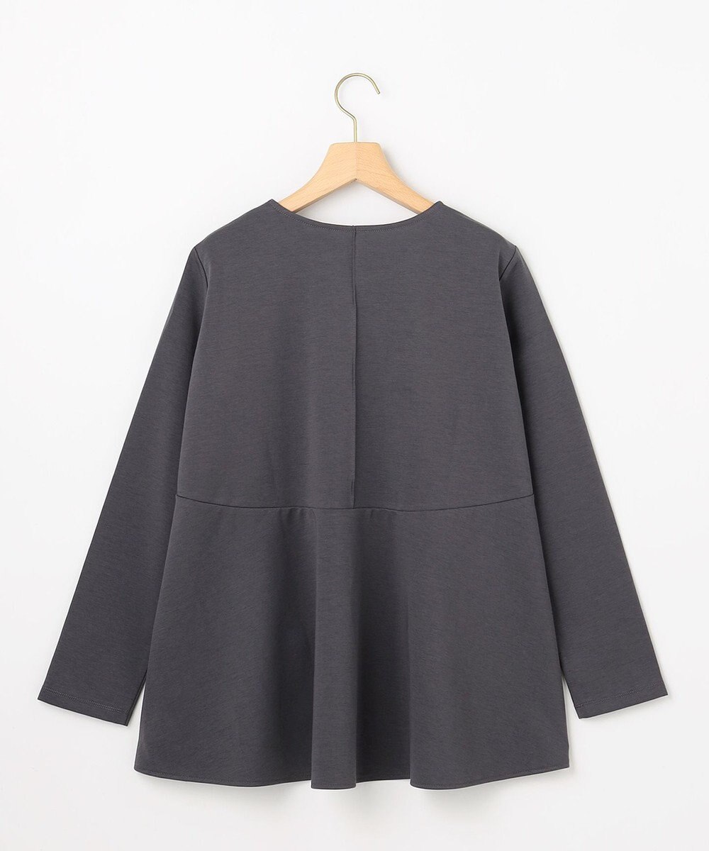 組曲 L バックフレアロングＴシャツ 