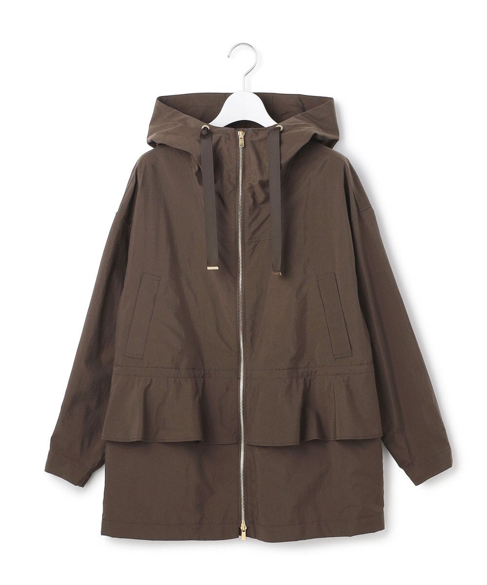 23区 【R(アール)】ナイロンライトワッシャー ペプラム ブルゾン 