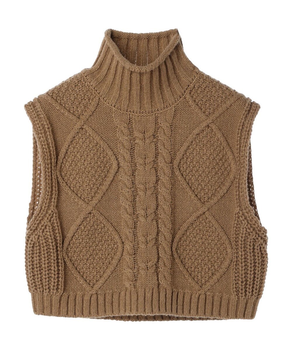 Green Parks ケーブルニットベスト 