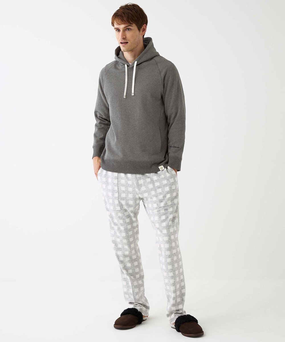 JOSEPH ABBOUD MOUNTAIN 【SPACE／UNISEX】OGパイルエンブロイダリー パーカー 