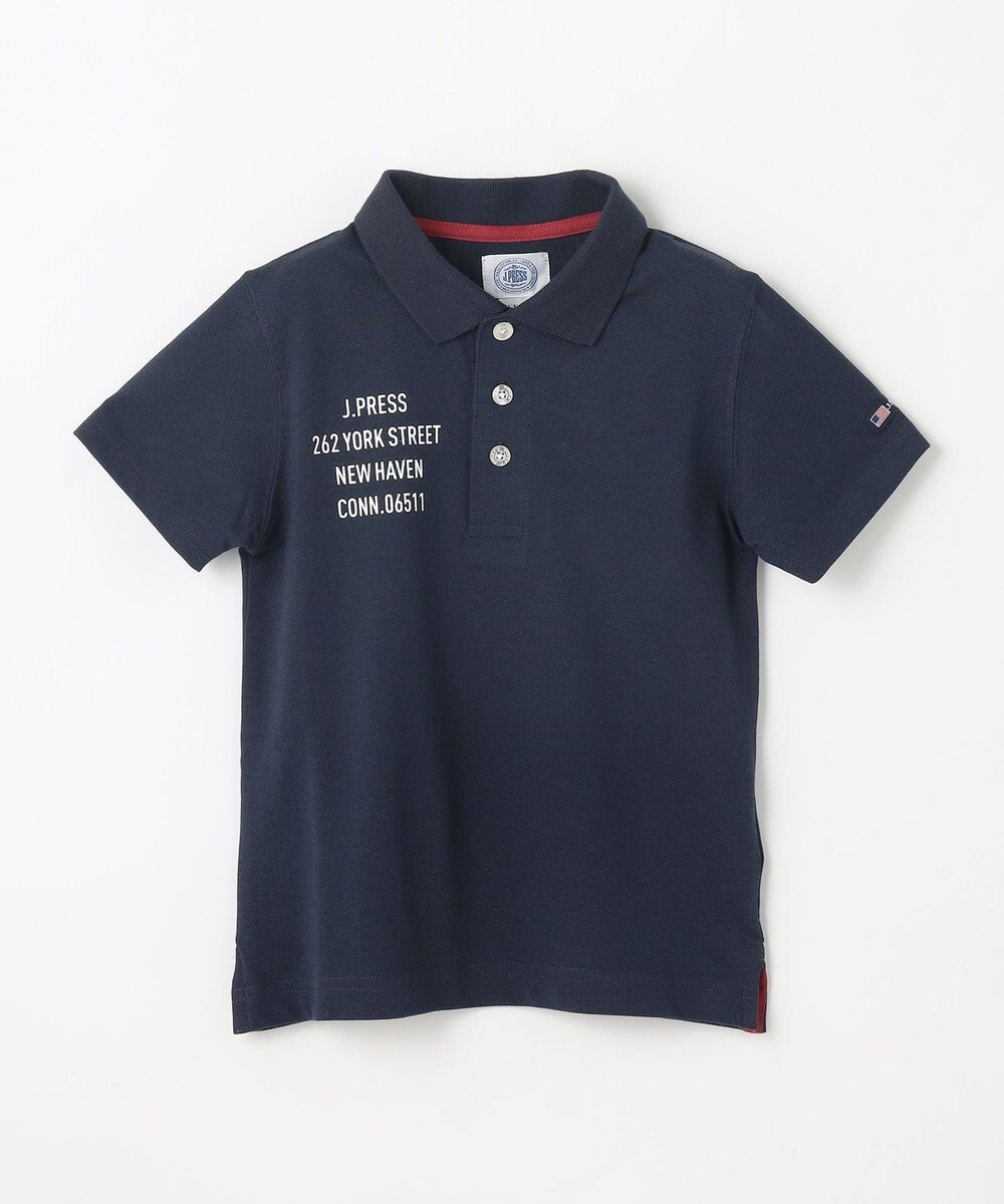 J.PRESS KIDS 【100-130cm】T/C ライト カノコ 半袖ポロシャツ 