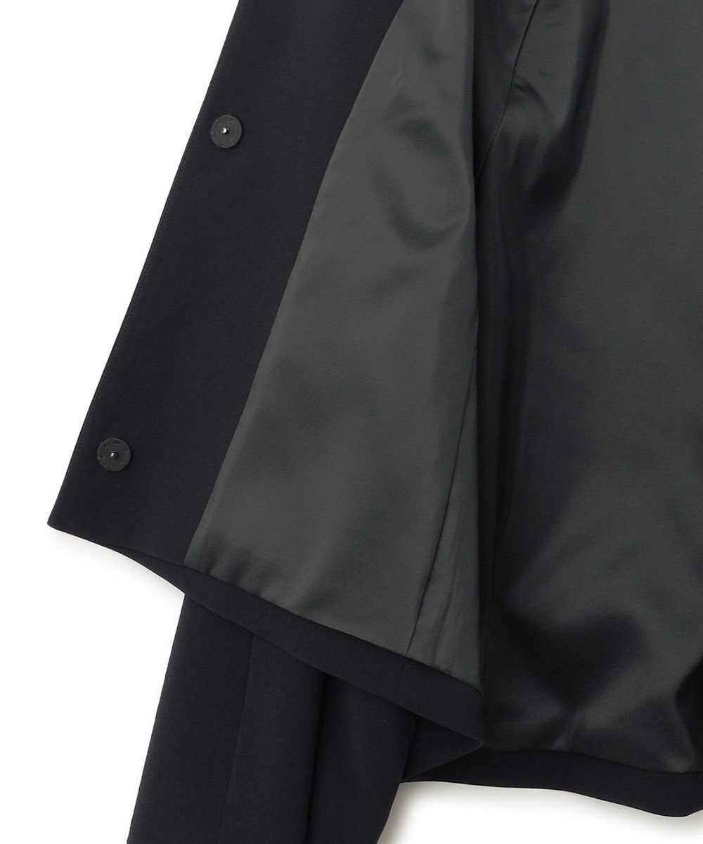 23区 【VERYコラボ 】トリアセ ダブルジョーゼット ノーカラージャケット 