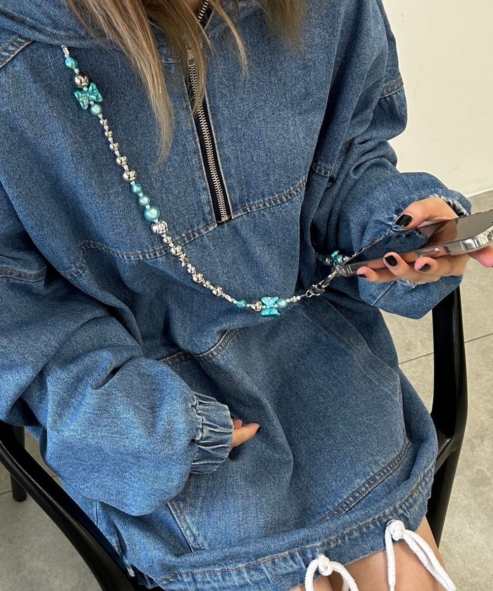 WEGO メタルビーズモチーフストラップ 