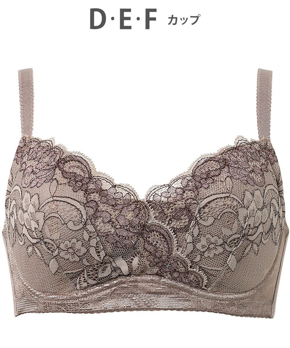 Wing ブラジャー コンパクトにバストメイク 高さをおさえる 【小さく見せるブラ】 Gカップまで対応 大きいサイズ ブラ KB6100 ウイング／ワコール 