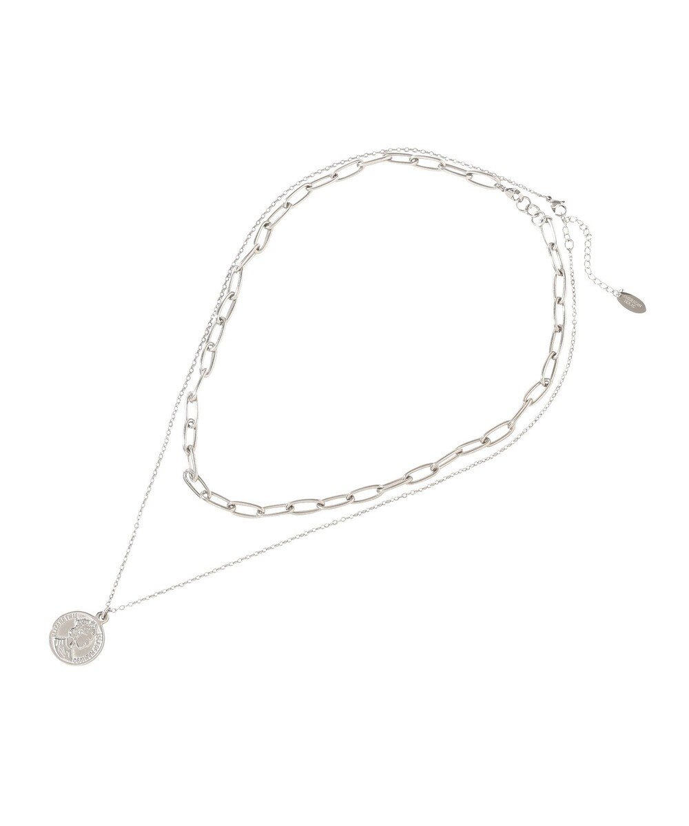 AMERICAN HOLIC 【ステンレス】コイン2連ネックレス 