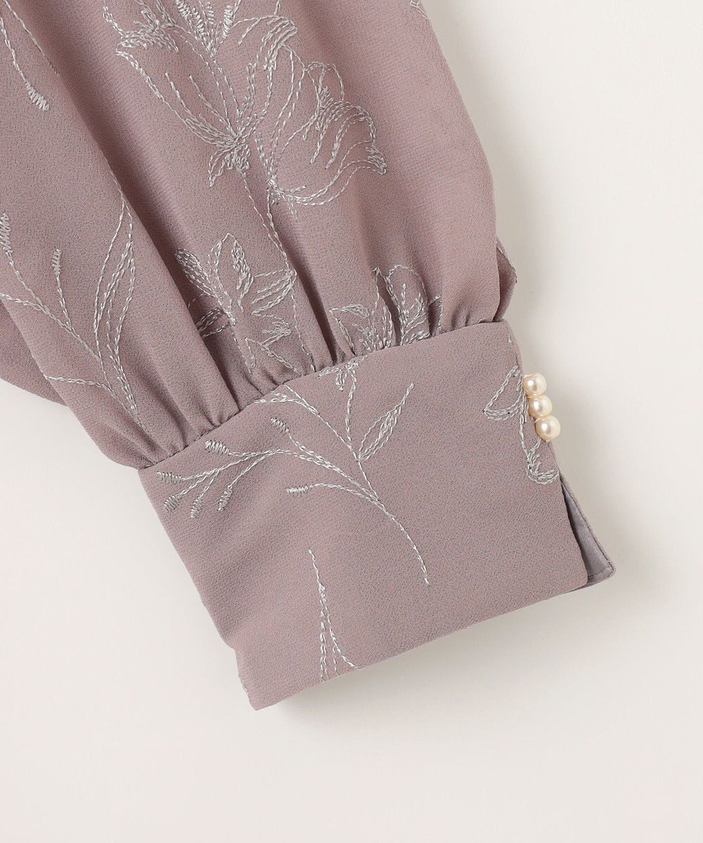 ANY SIS 【Lily Calin】ラインエンブロイダリー ドレス 