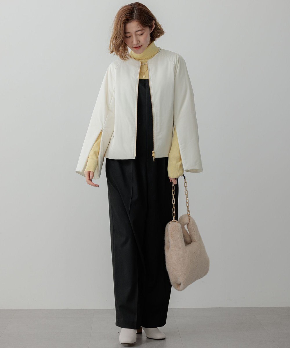 23区 【23区×Oggiコラボ /撥水加工】中綿 パディングタフタ ジャケット 