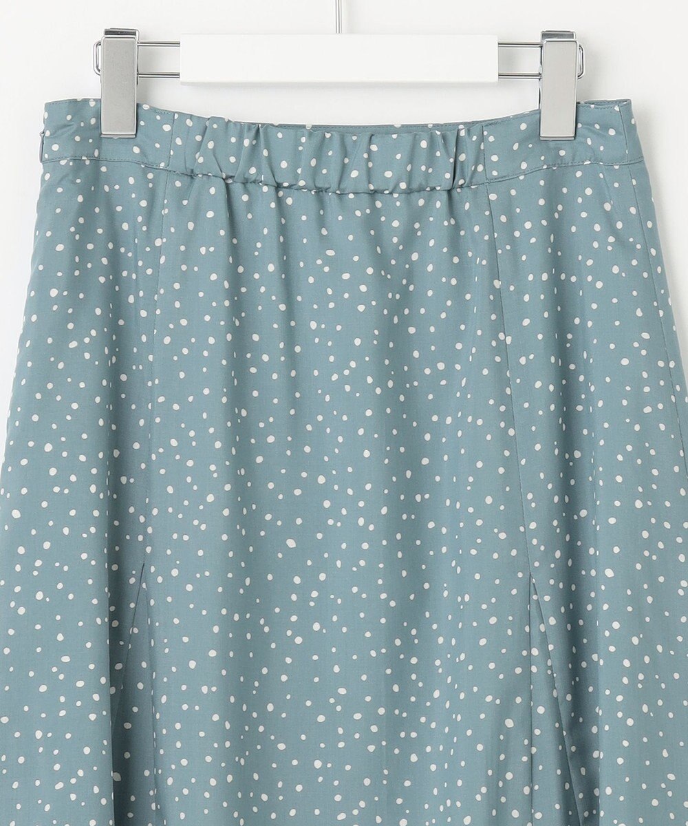 J.PRESS LADIES S 【洗える・イージーケア】スパンローンランダムドット スカート 