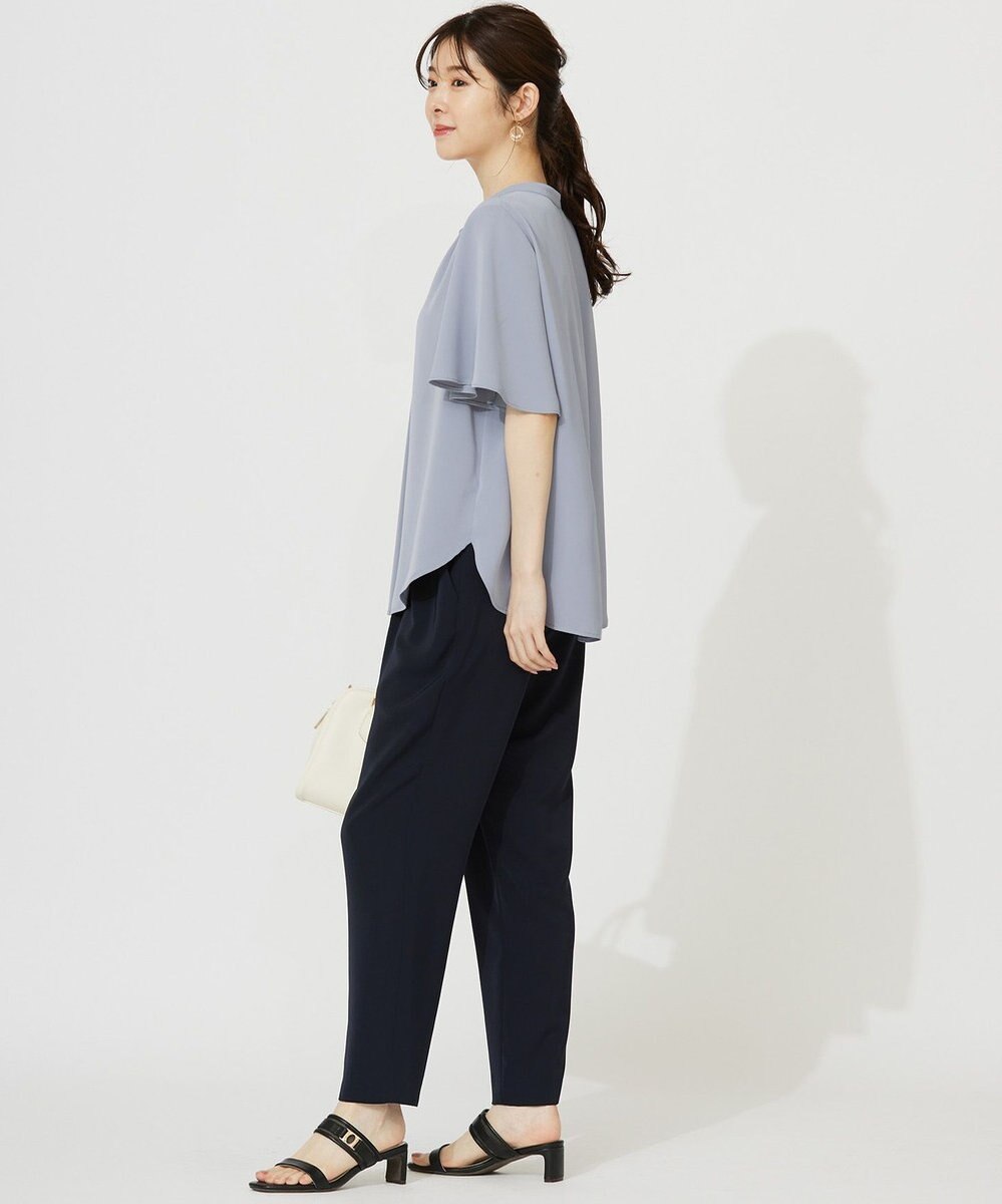 ANY SIS 【接触冷感・吸水速乾・UVカット】サラキレイ スキッパー ブラウス 