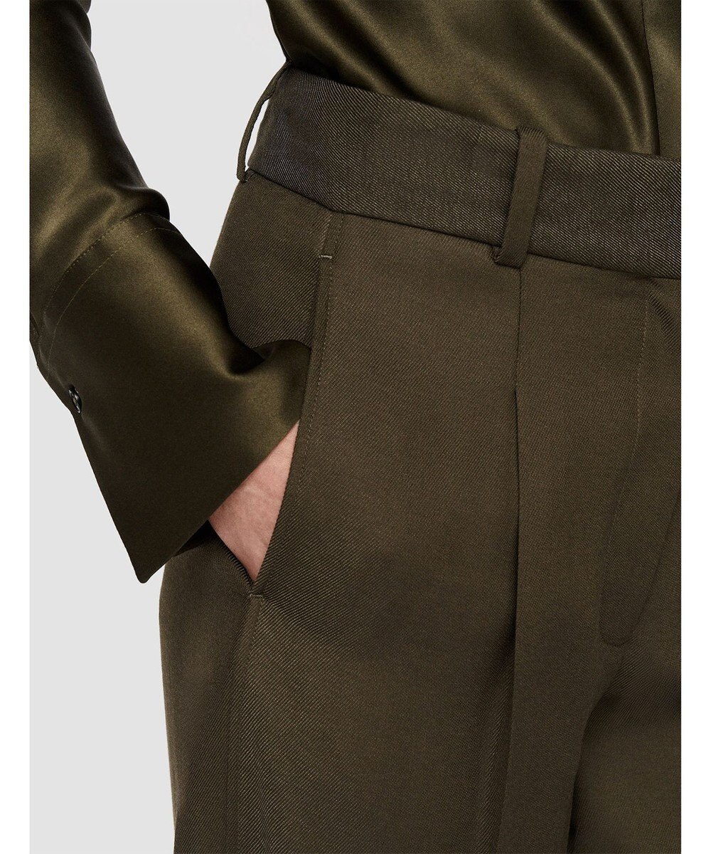 JOSEPH ビスコースツイル　キャロットトラウザーズ 