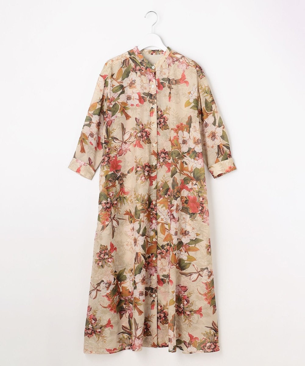 自由区 S ボタニカルプリント ワンピース 