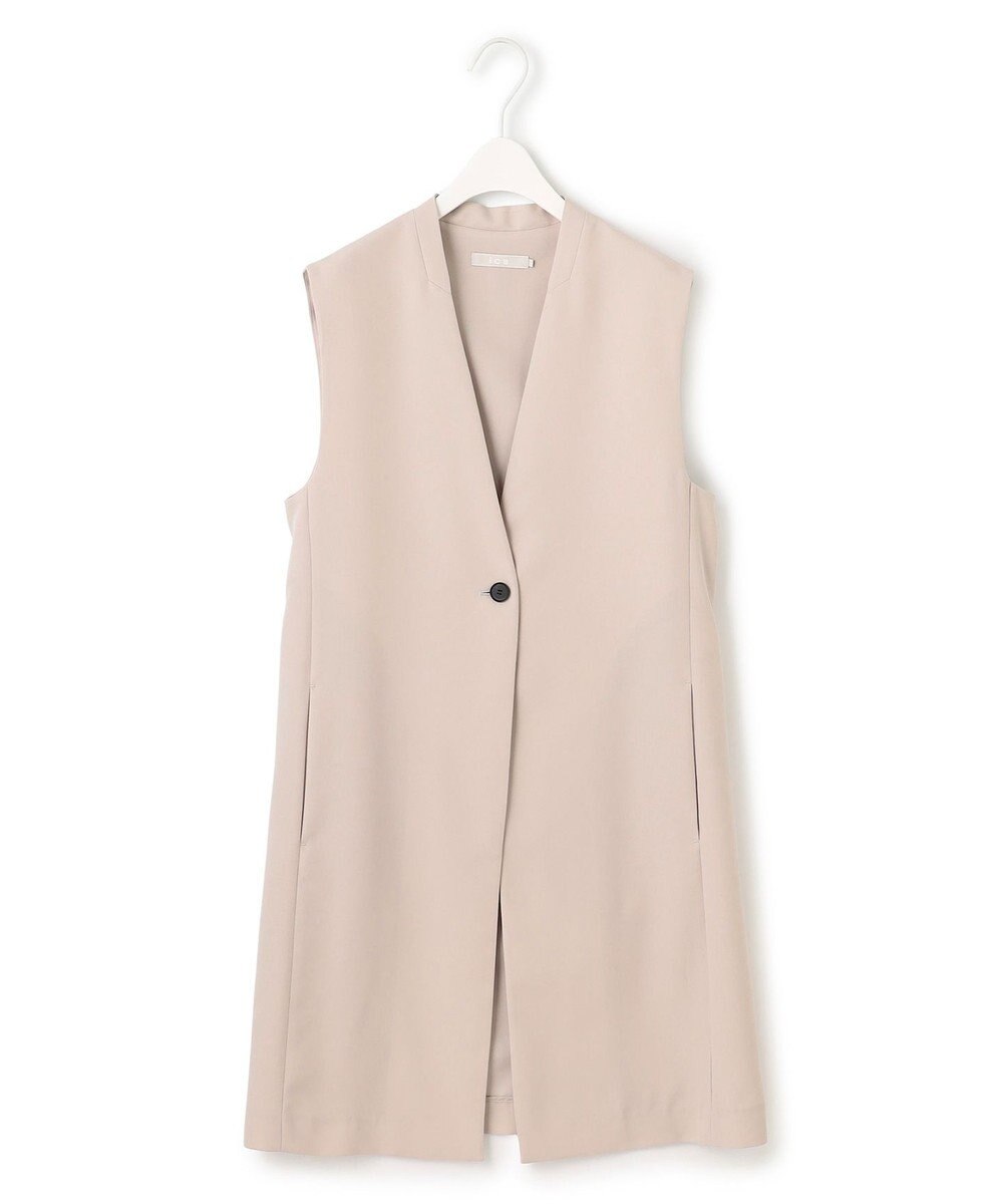 ICB L 【UVケア・接触冷感・速乾・防シワ・洗える】 FluidBackSatin ジレ 