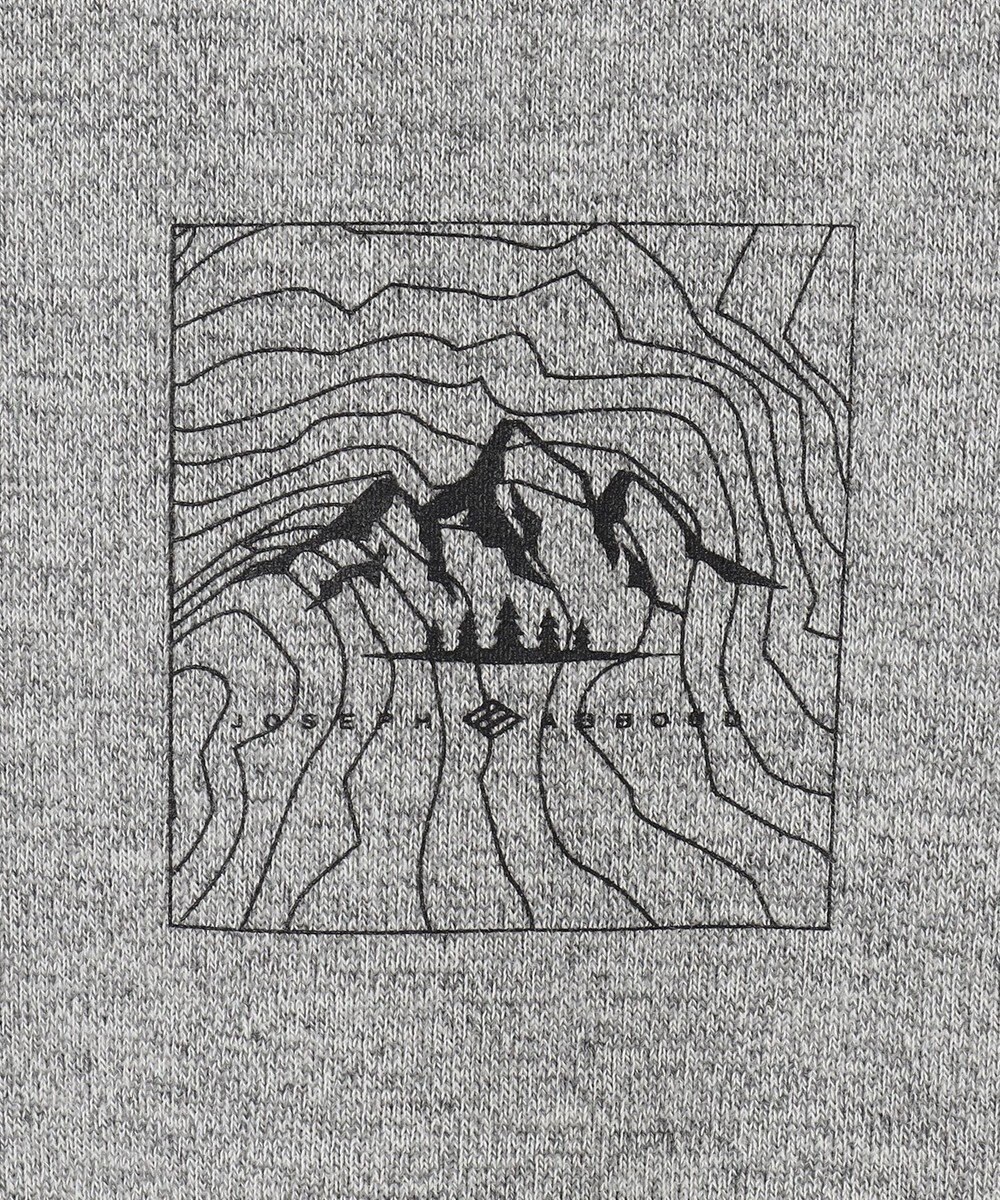 JOSEPH ABBOUD MOUNTAIN 【吸水速乾/消臭性】デオドライ天竺 ロングスリーブ Tシャツ 