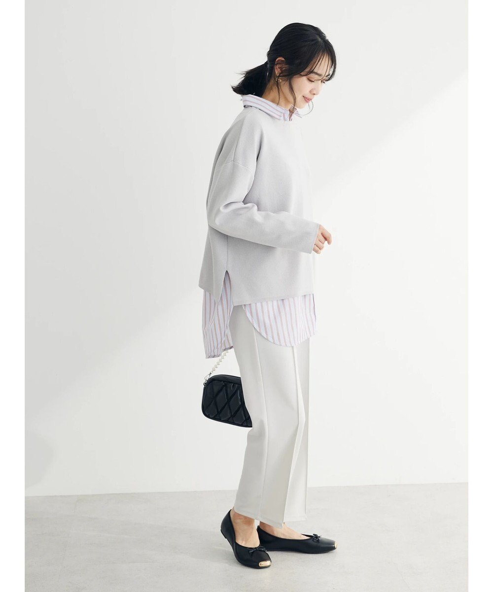 Green Parks 洗える　ボートネックニットプルオーバー 