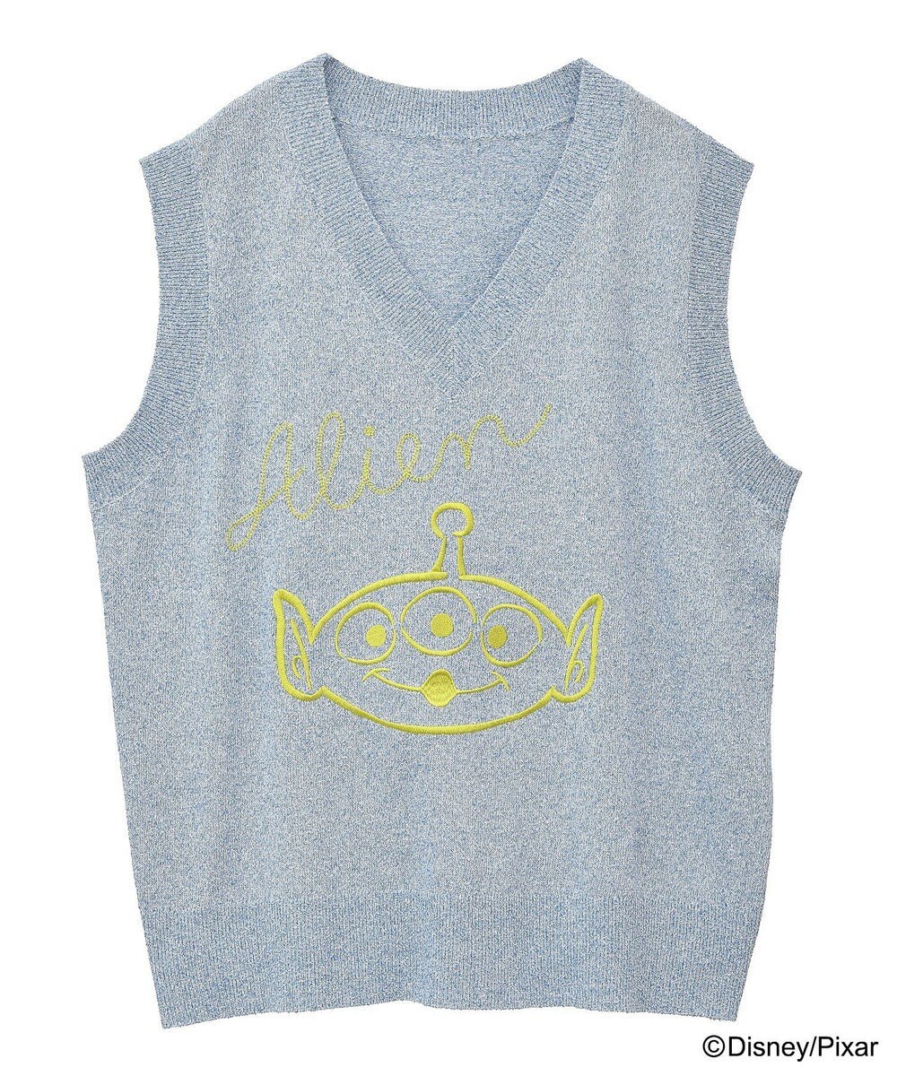 Green Parks ＴＯＹ　ＳＴＯＲＹ　／　刺繍Ｖネックニットベスト 