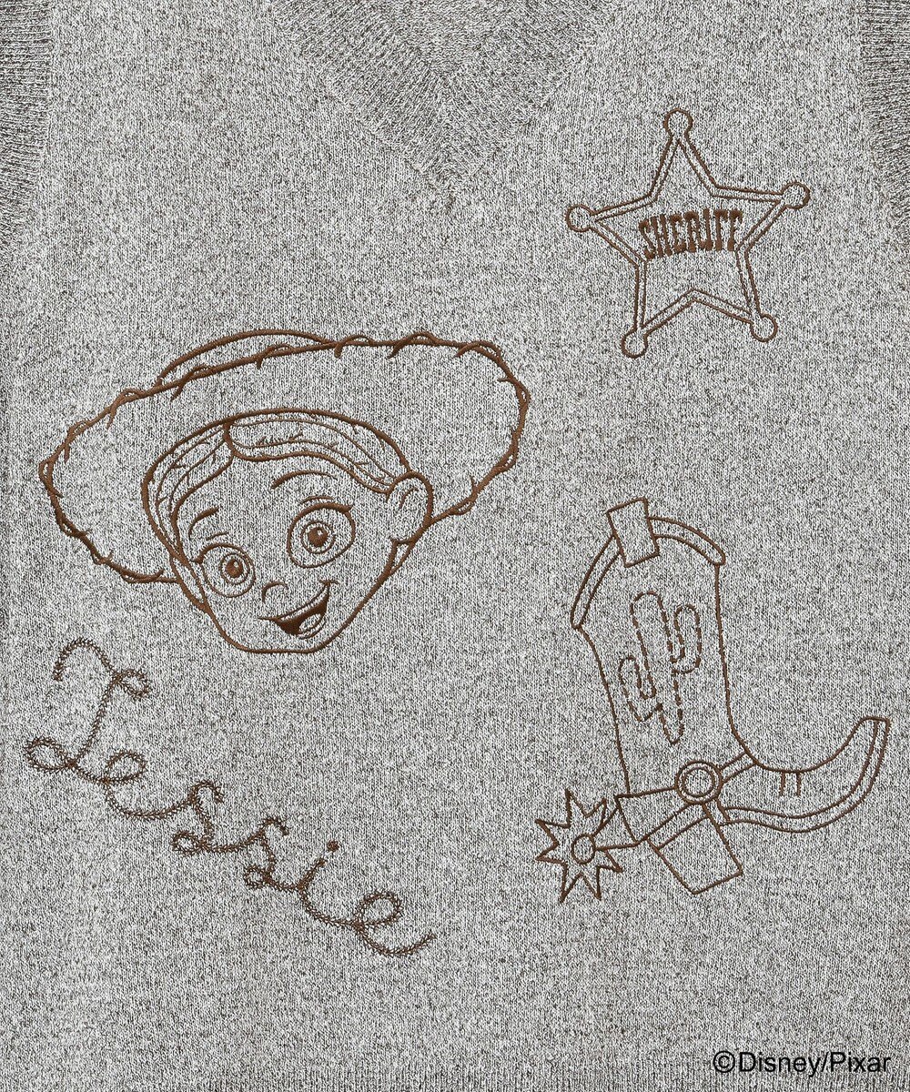 Green Parks ＴＯＹ　ＳＴＯＲＹ　／　刺繍Ｖネックニットベスト 