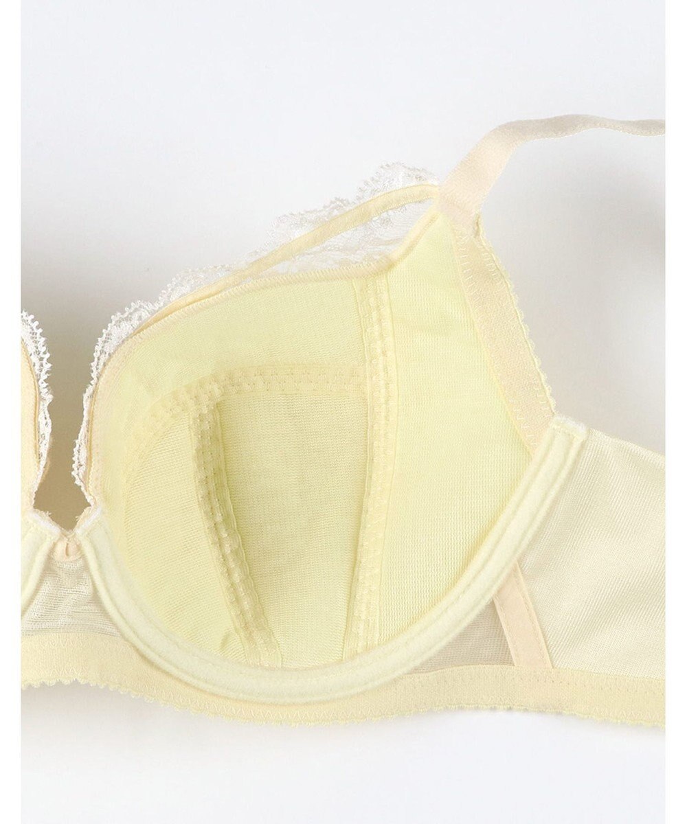 WACOAL 【小さく見せるブラ】 レーシィ ブラジャー 着やせ効果 コンパクトにメイク バストの突出をおさえる 背中の段差を軽減 大きいサイズ レディース BRB453 /ワコール 