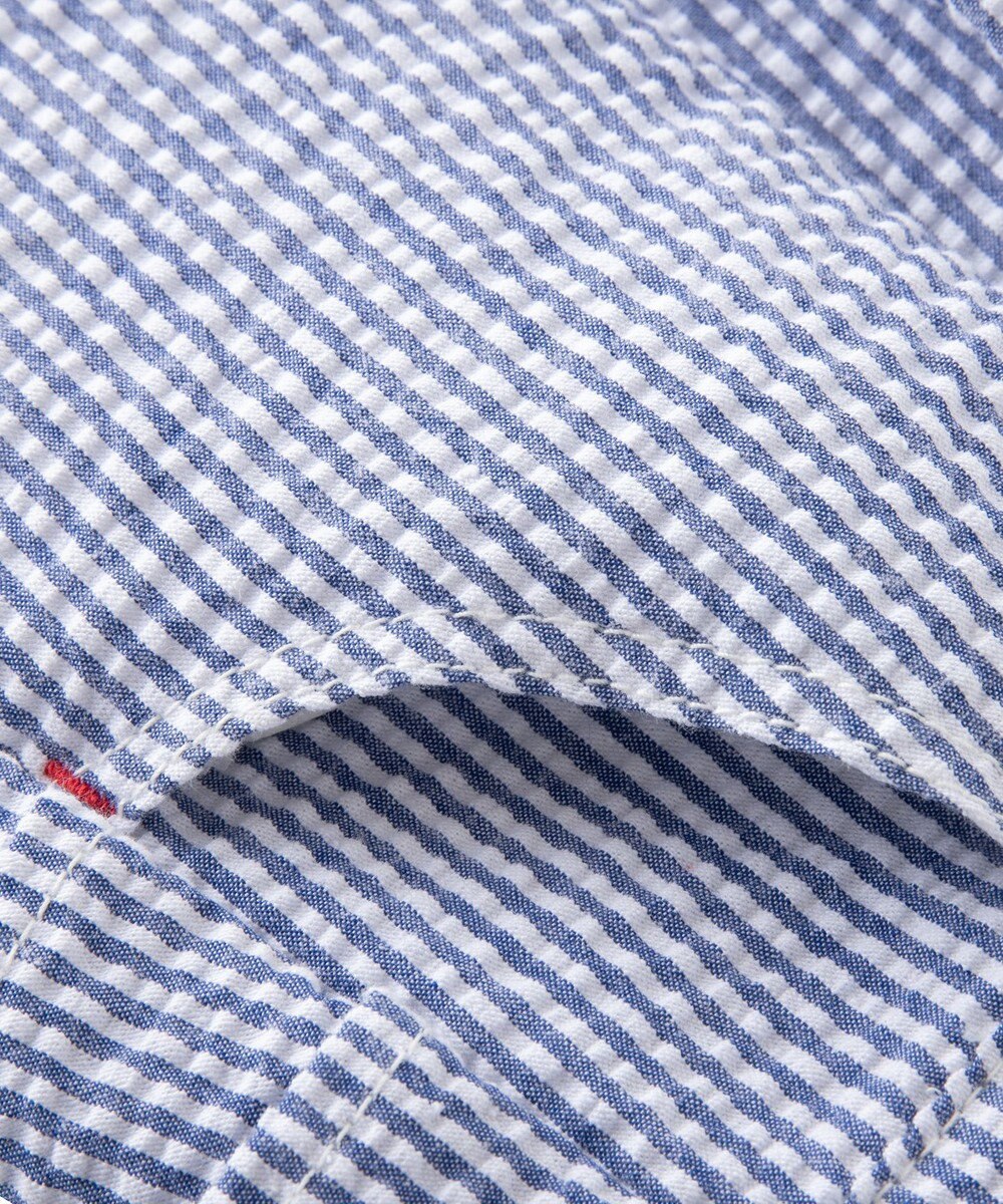 MIKI HOUSE HOT BISCUITS ストライプ柄 ジャンパースカート＆ワンポイント半袖Tシャツギフトセット【BOX付き】 