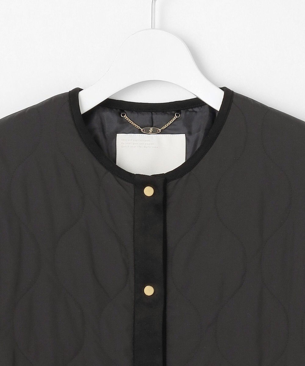 自由区 S 【洗える】パディングキルト アウター 