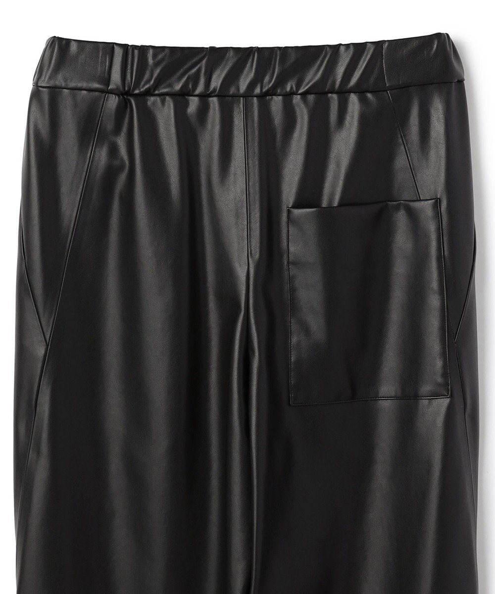 BEIGE， HYAL / フェイクレザーカービーラインイージーパンツ 