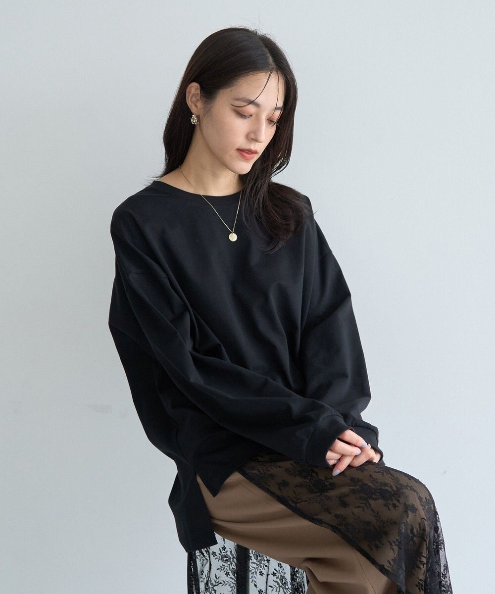 YECCA VECCA コットンルーズプルオーバー 