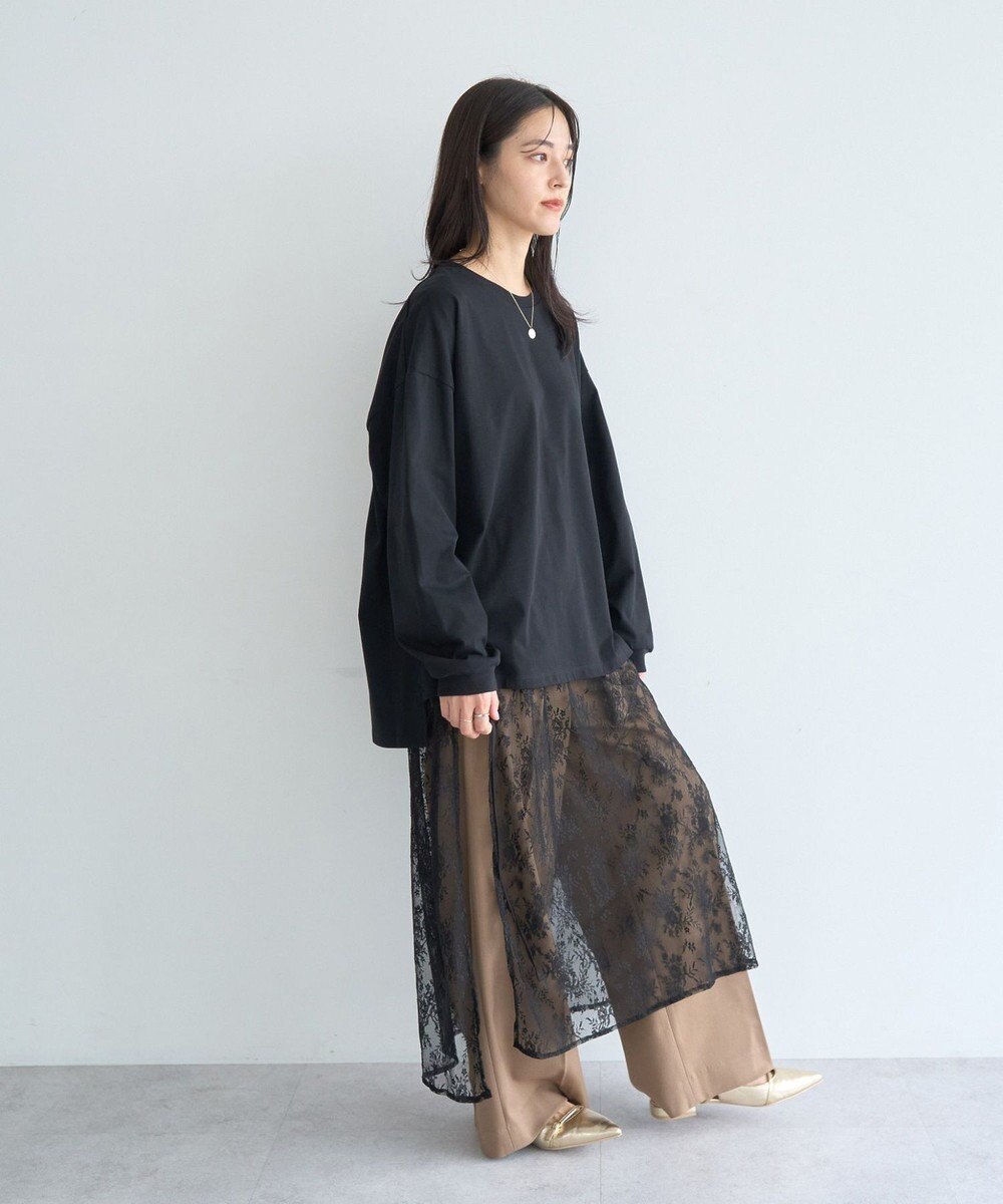 YECCA VECCA コットンルーズプルオーバー 