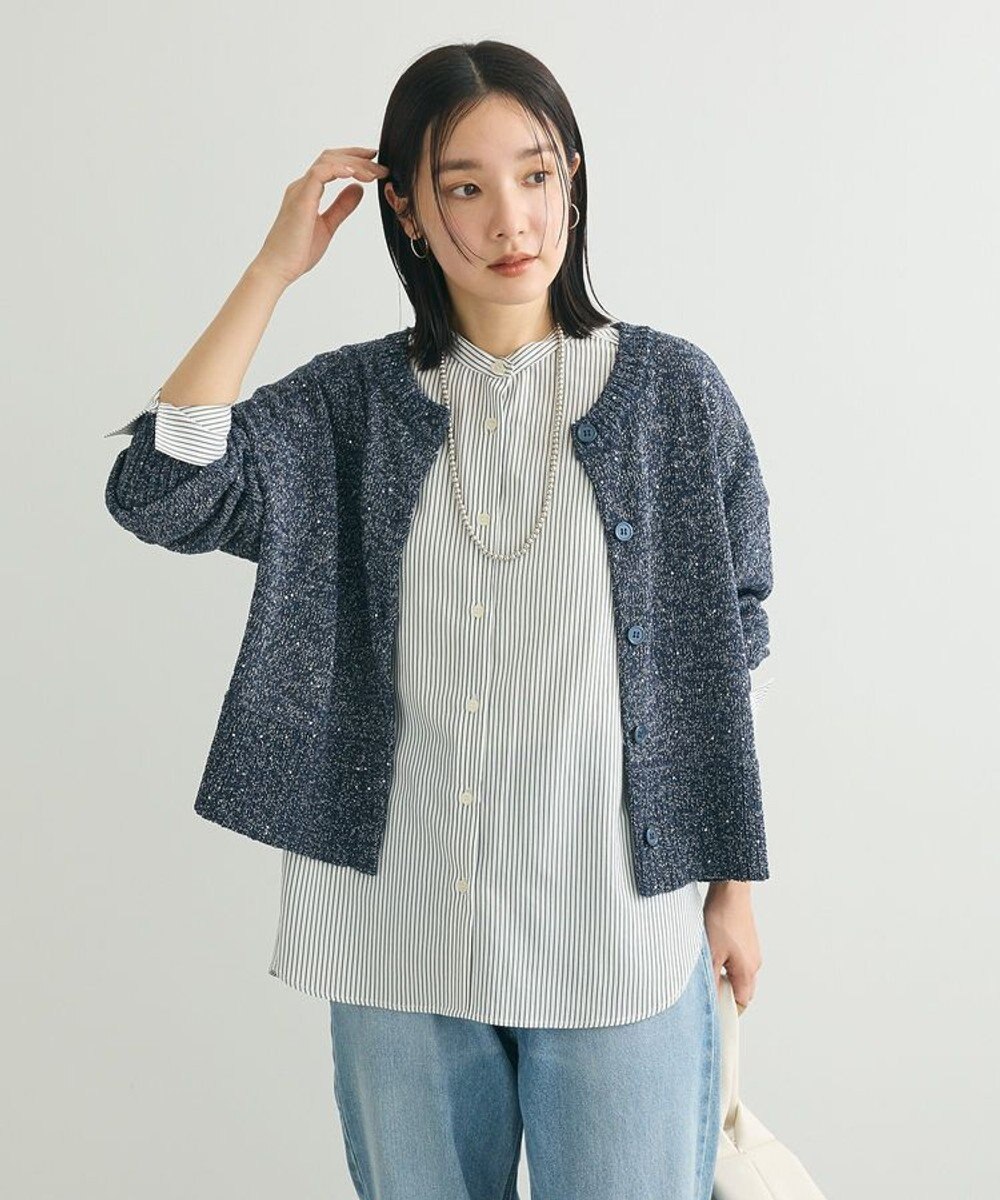 Green Parks ２ｗａｙ　スパンコールニットプルオーバー 