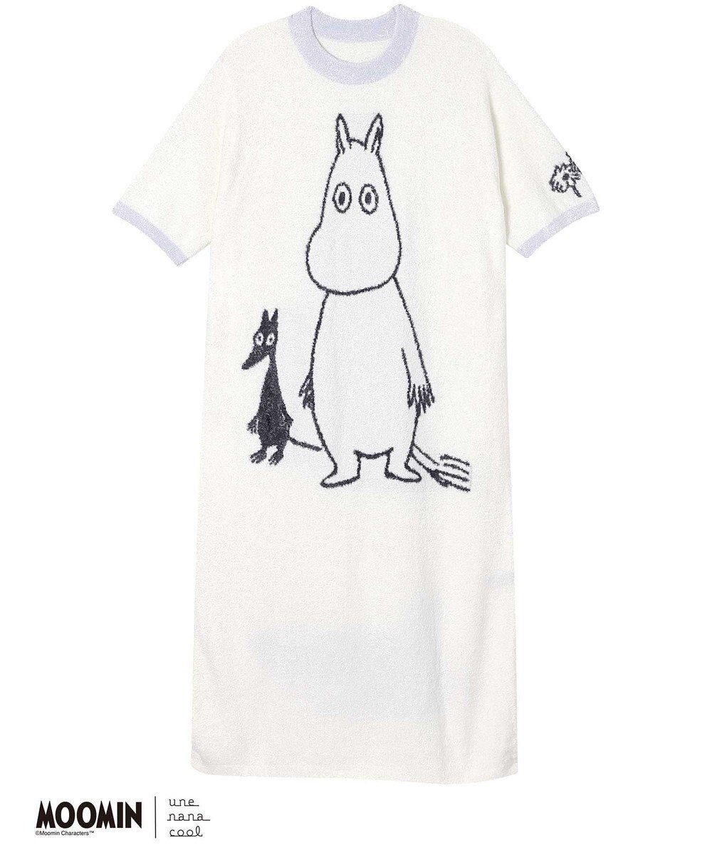 une nana cool 【MOOMIN × une nana cool 】なめらかふわふわワンピース BE