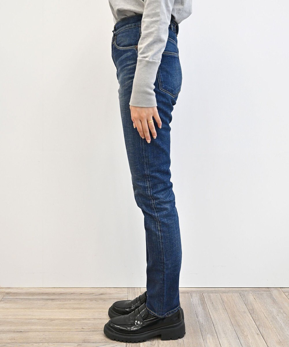 caqu modern pencil  タイトフィット ペンシルシルエット デニムパンツ 