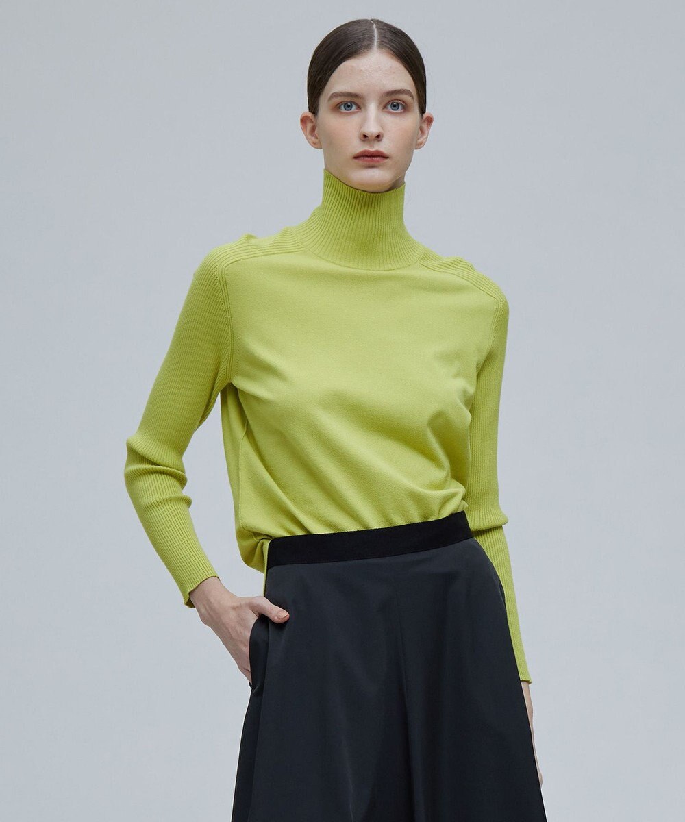 BEIGE， WILLOW / ハイネックニット 