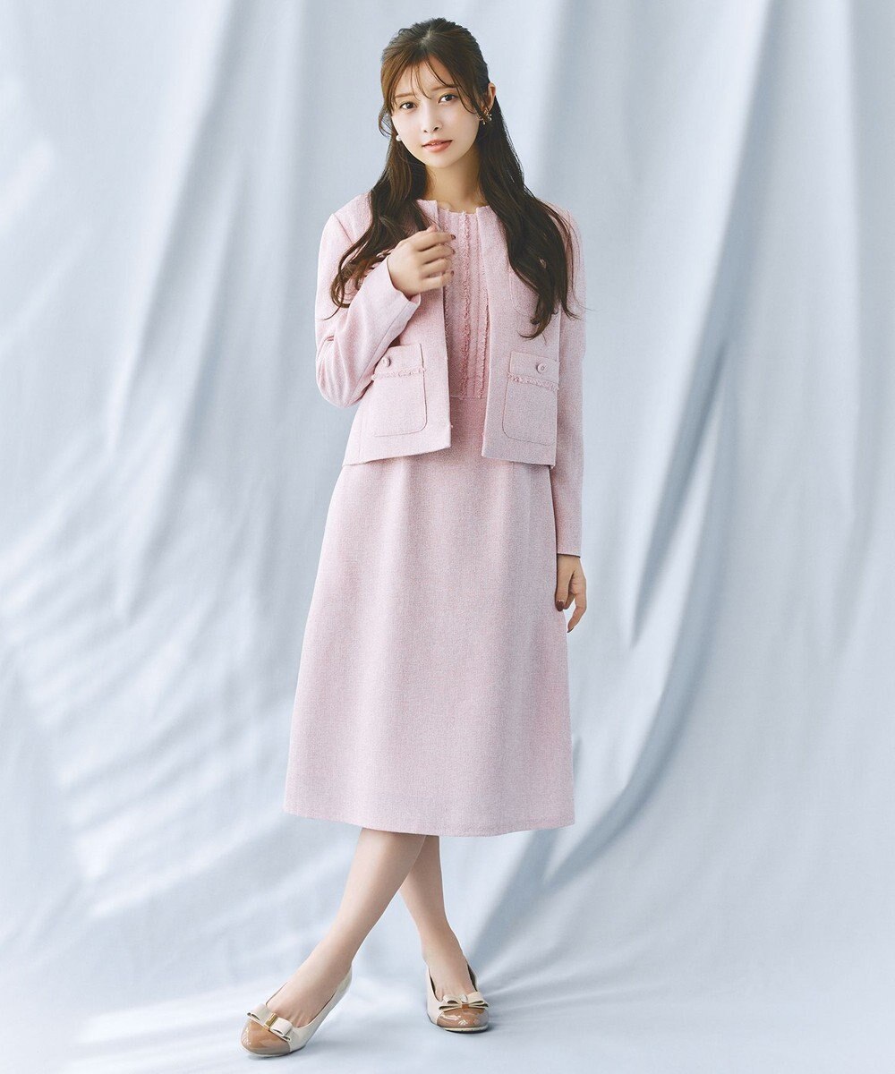 TOCCA 【洗える・消臭】MIST TWEED ドレス 