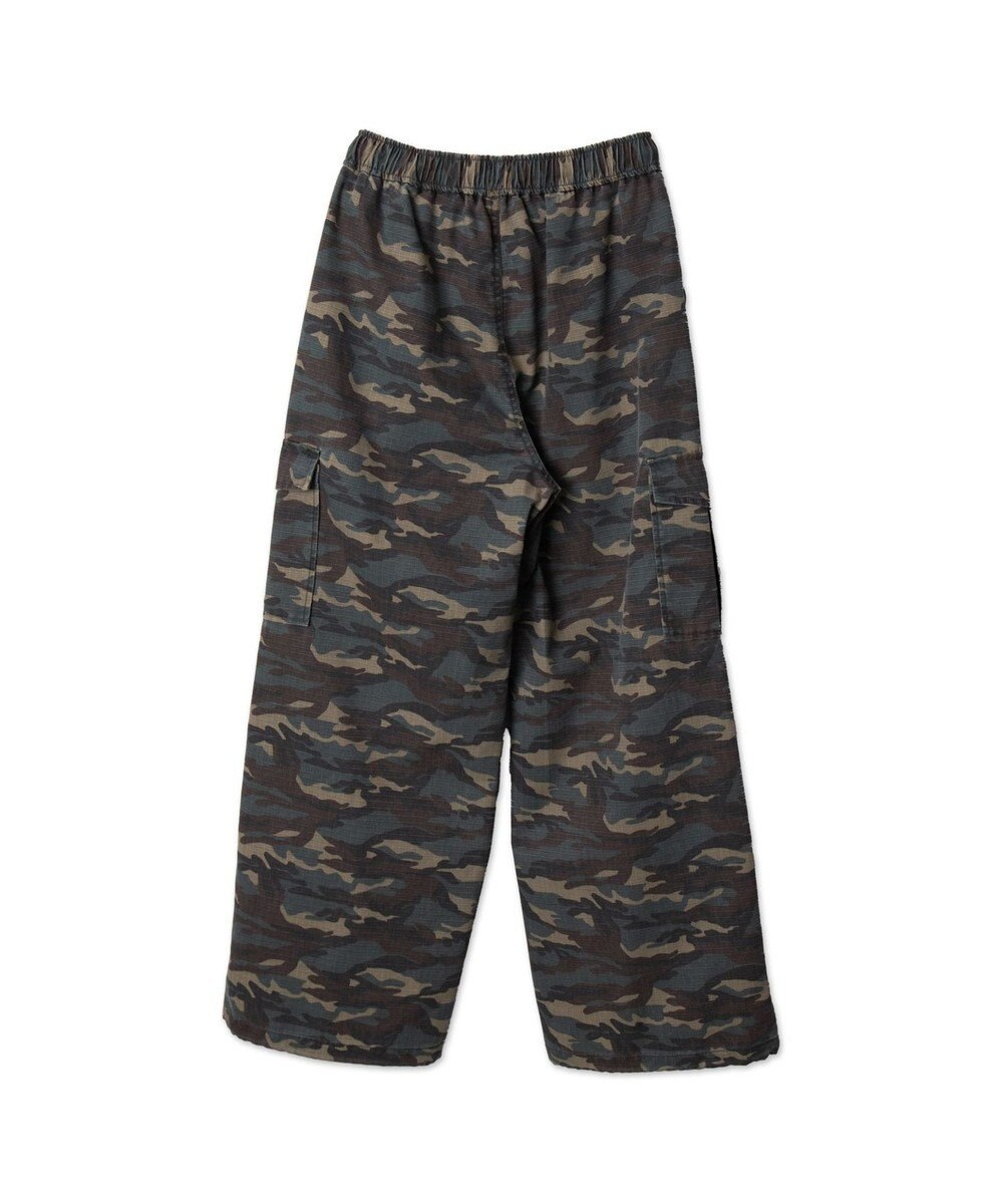 WEGO 【ウエストゴム】ヴィンテージウォッシュパラシュートカーゴパンツ 