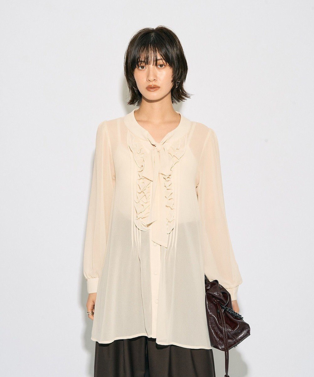 YECCA VECCA 【archive】フリルボウタイブラウス 