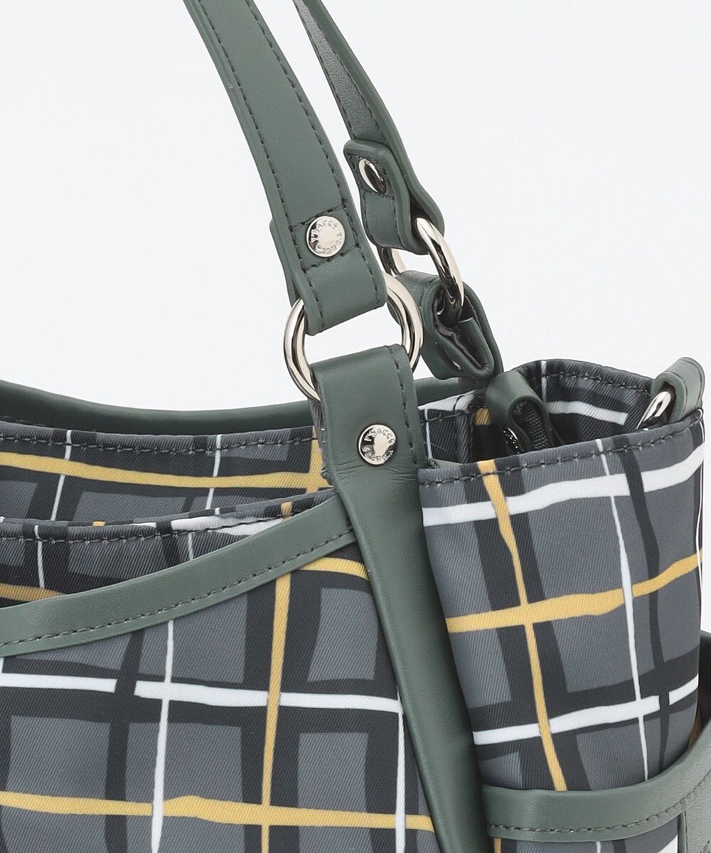 Y'SACCS ドローイングチェック2WAYミニトート 