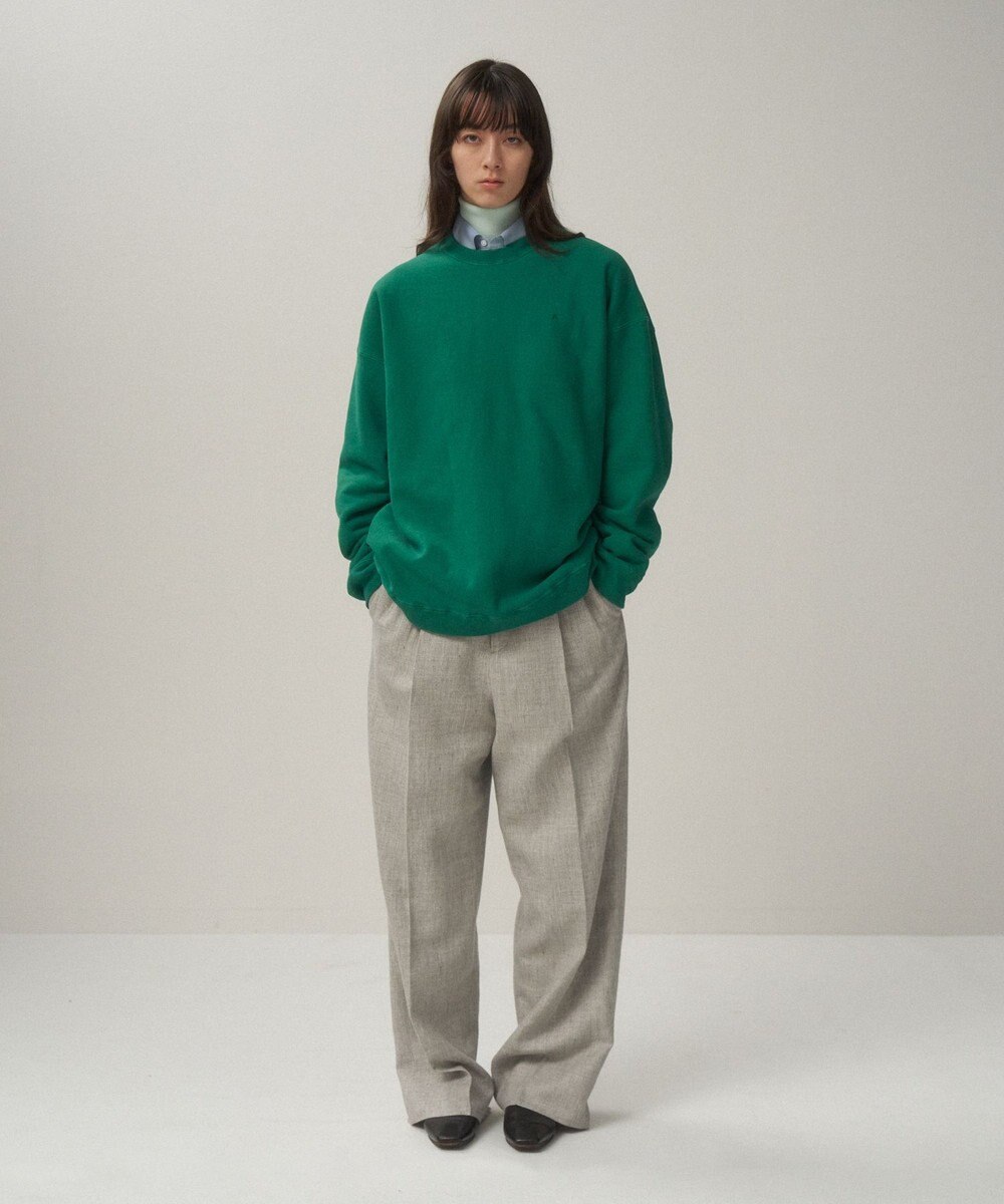 ATON NATURAL DYED URAKE | オーバーサイズスウェットシャツ - UNISEX 