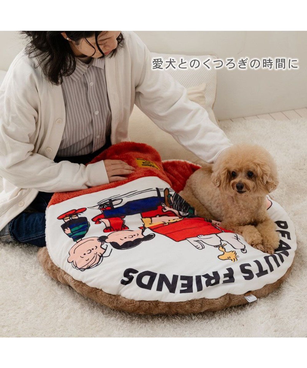 PET PARADISE スヌーピー 遠赤外線 一緒にぽかぽかマット 《赤屋根ハウス》 小型犬 