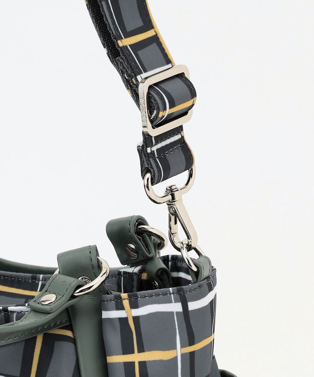 Y'SACCS ドローイングチェック2WAYミニトート 